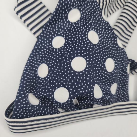 Boden Bikini Top Polka Dot Size 4 - Picture 6 of 7